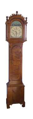 Whales Tail Quarter Column Grandfather Tall Case Clock by Vermont Clock Company